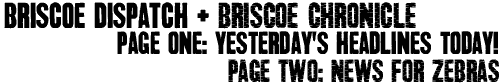 [Briscoe Dispatch and Chronicle]
